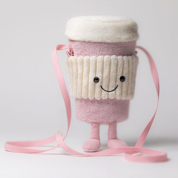 Amuseables Coffee-To-Go Pink Bag - Image 2