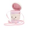 Amuseables Coffee-To-Go Pink Bag - Image 3