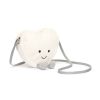 Amuseables Cream Heart Bag