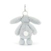 Bashful Silver Bunny Bag Charm - Image 3