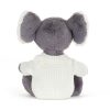 Bashful Koala with Personalised Cream Jumper - Image 4