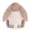 Blossom Bea Beige Bunny with Personalised Cream Jumper - Image 4
