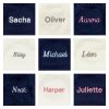 Bashful Moss Bunny with Personalised Navy Jumper - Image 2