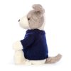Bashful Terrier with Personalised Navy Jumper - Image 3