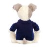 Bashful Terrier with Personalised Navy Jumper - Image 4