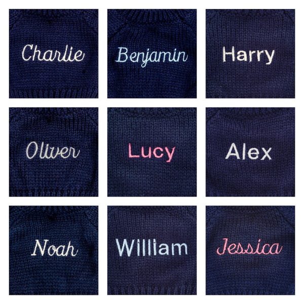 Blossom Tulip Bunny with Personalised Navy Jumper - Image 4