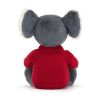 Bashful Koala with Personalised Red Jumper - Image 4