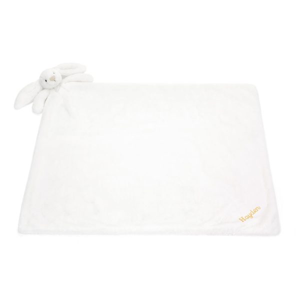 Personalised Bashful Luxe Bunny Luna Blankie - Image 3